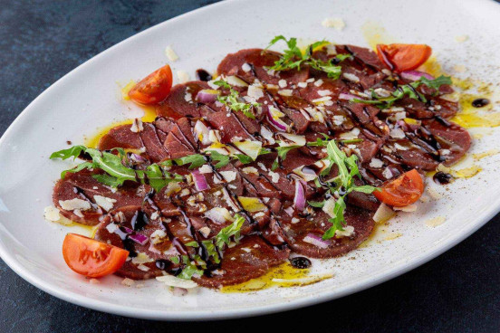 Beef carpaccio